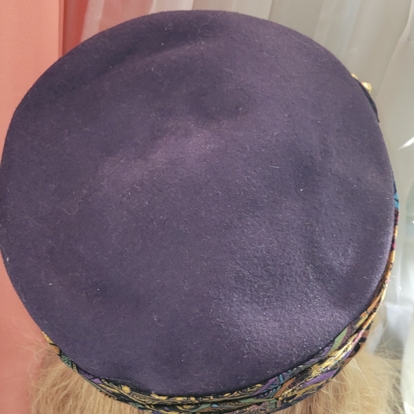 Vintage wool felt 90's hat - Picture 4 of 4